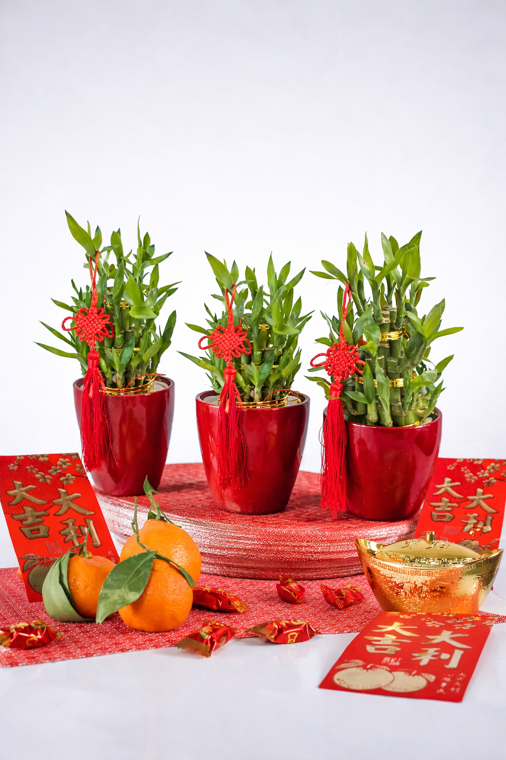 Lucky Mini Bamboo Planter